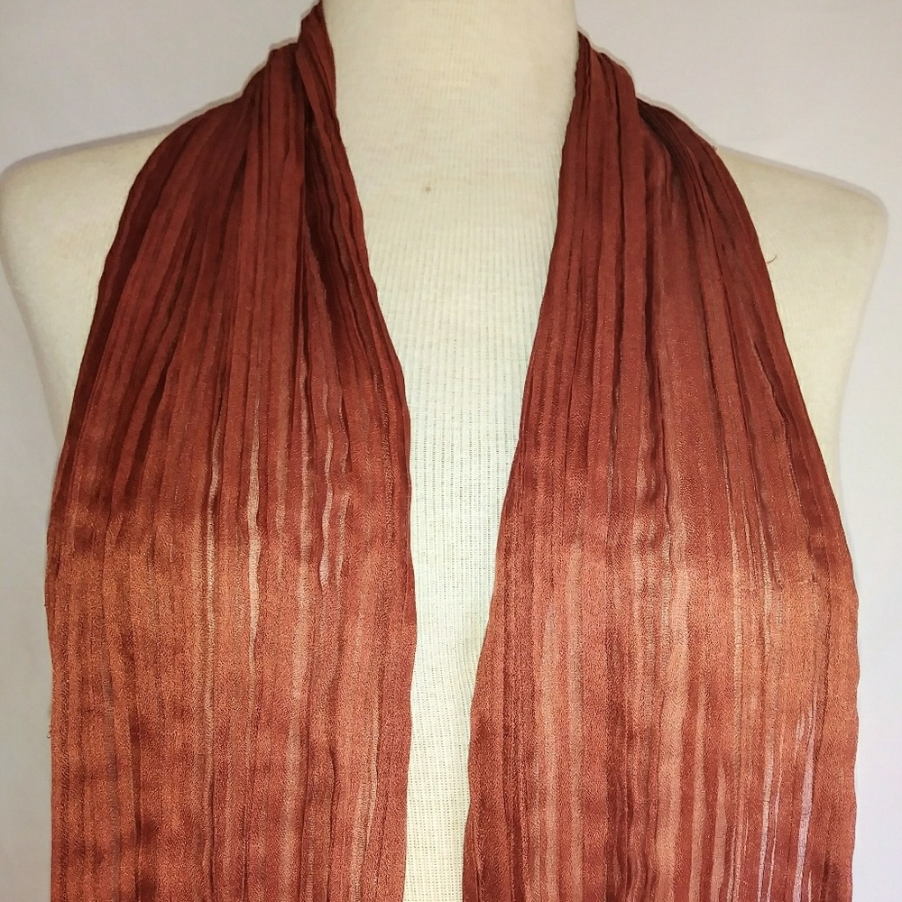 🤎 Rust Tone Scarf #hundredsofscarves - Picture 4 of 5